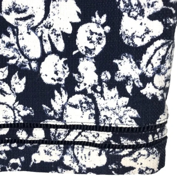 Talbots Blue and White Print Shift/Sheath Dress - Picture 12 of 15